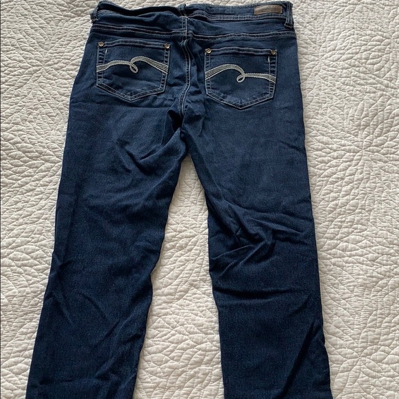 JUSTICE DARK BLUE JEANS - Picture 2 of 2
